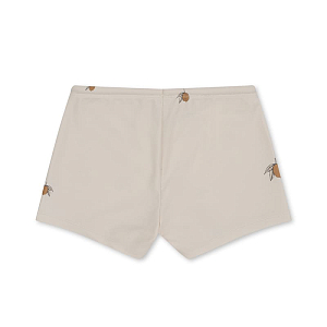 Шорты-плавки Konges Slojd "Aster Lemon", кремовые